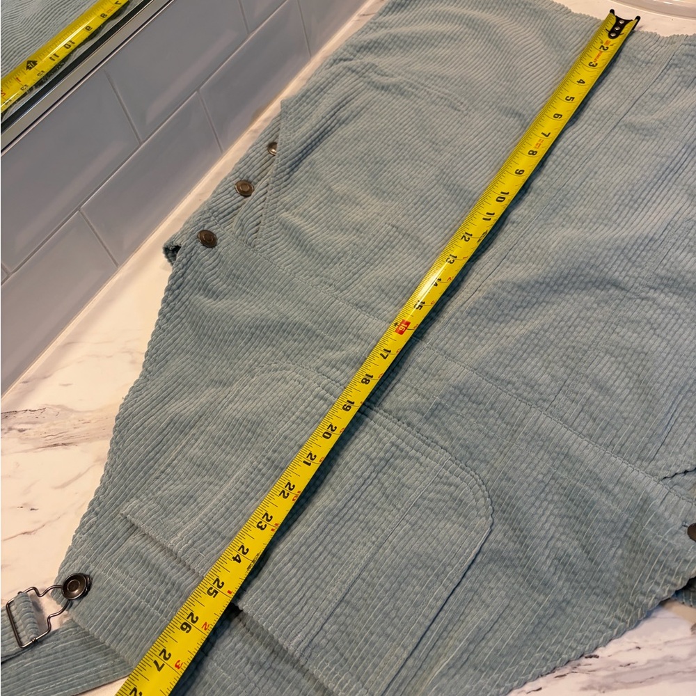 Wild Fable Light Blue Corduroy Overalls - Picture 5 of 7